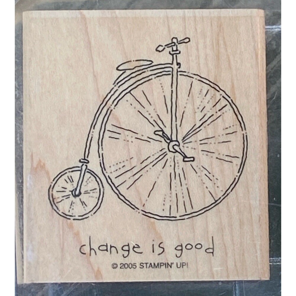Stampin Up Life Cycles Set of 6 Rubber Stamps Wood Mounted Crafting Scrapbooking - Picture 3 of 9